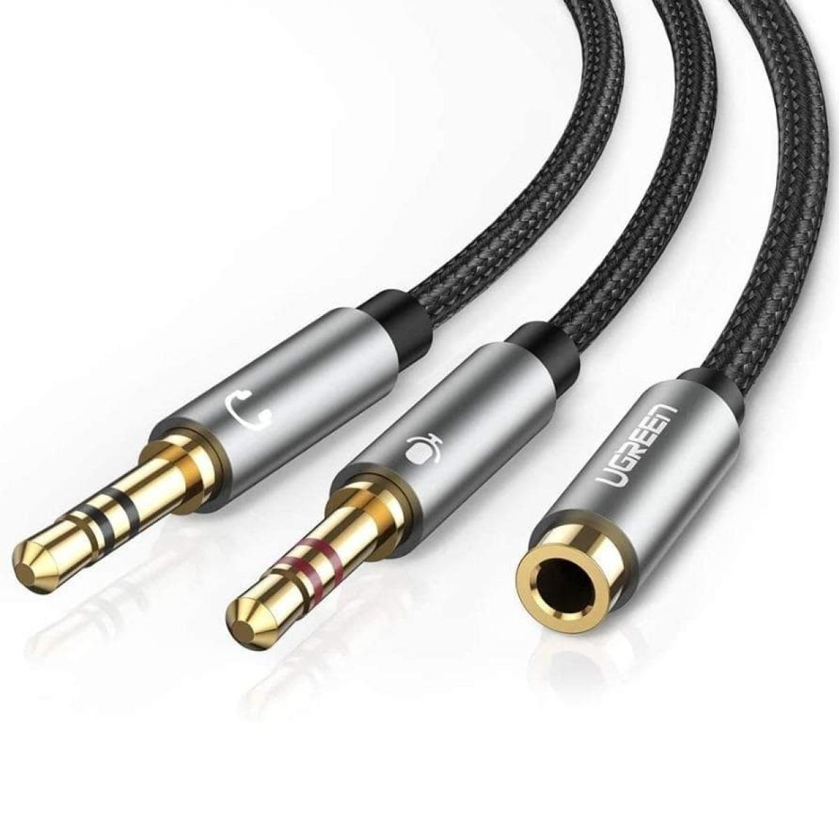 UGREEN AV140 3.5mm Headphone Audio Splitter Cable-Black UGREEN AV140 3.5mm Headphone Audio Splitter Cable-Black